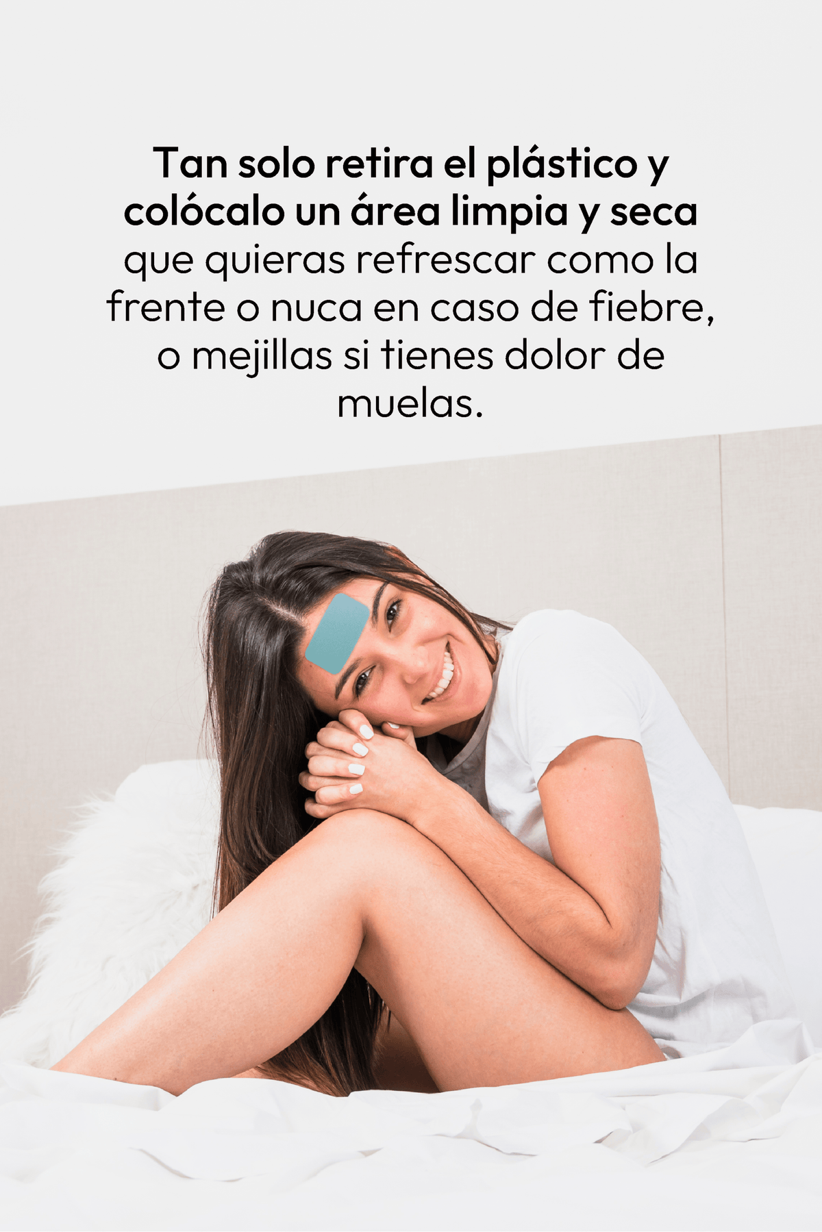 Parche frío para el dolor y migraña de gel con efecto refrescante de The Everyday Lab