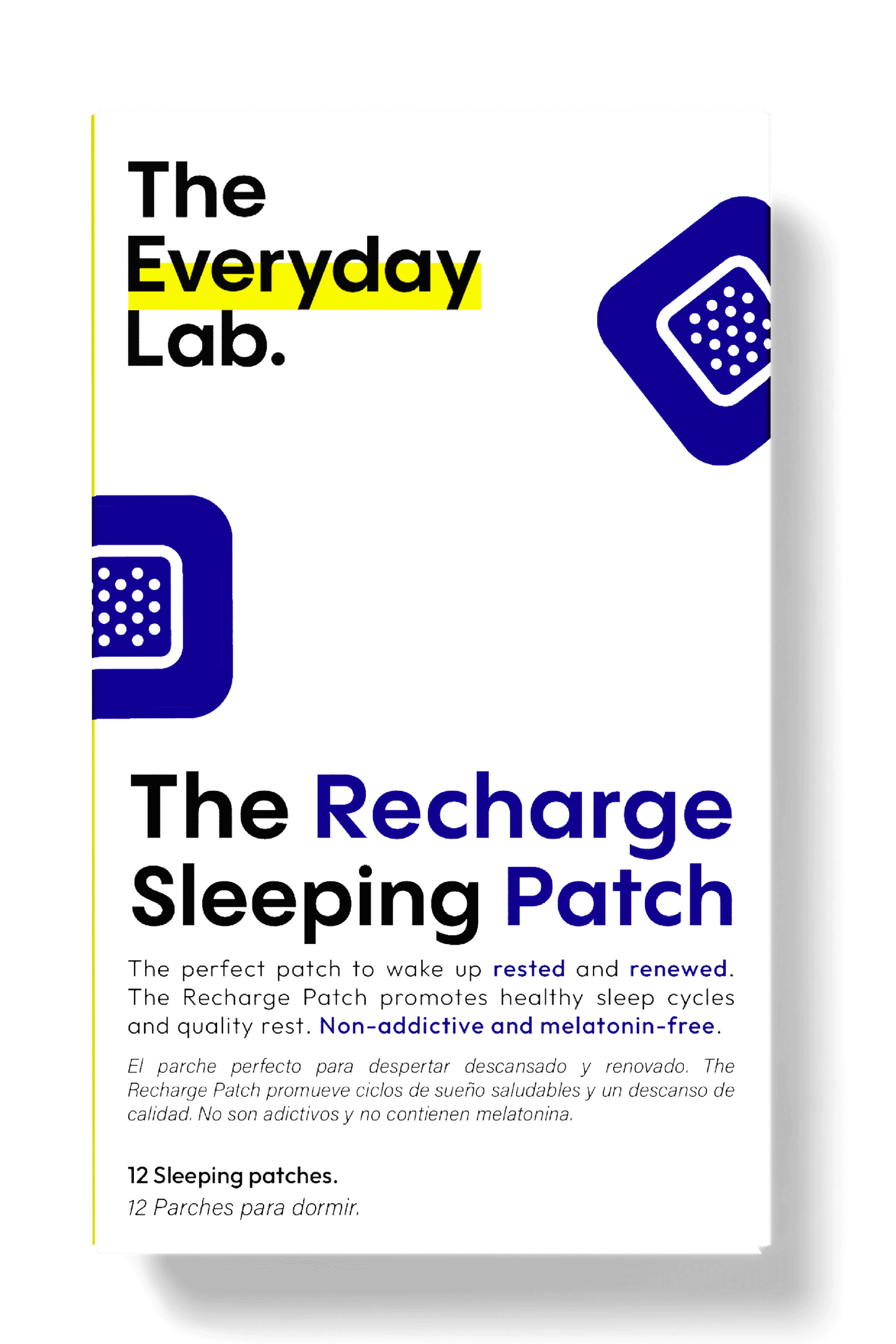 Parche para Dormir sin Melatonina, herbolario de The Everyday Lab para sueño profundo
