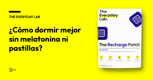 Cómo dormir mejor sin melatonina ni pastillas: parche para dormir transdérmico The Recharge Patch de The Everyday Lab