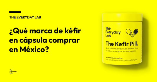 Portada del artículo: qué marca de kéfir en cápsula comprar en México — The Kefir Pill de The Everyday Lab