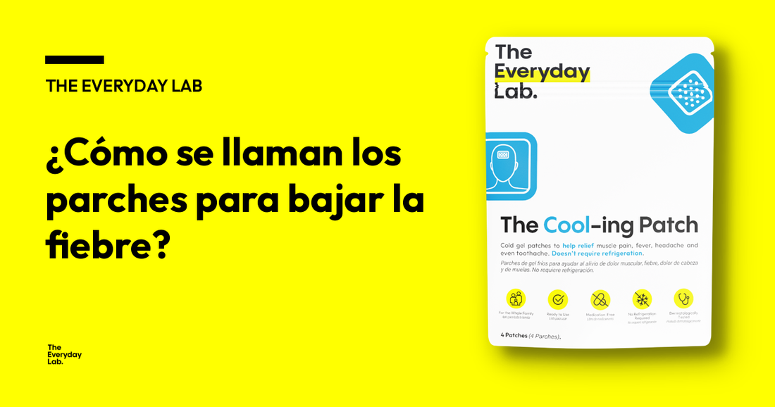Parches para bajar la fiebre: parche frío de hidrogel sin medicamento The Cool-ing Patch de The Everyday Lab