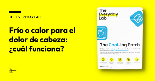 Portada del artículo: frío o calor para el dolor de cabeza — The Cool-ing Patch de The Everyday Lab