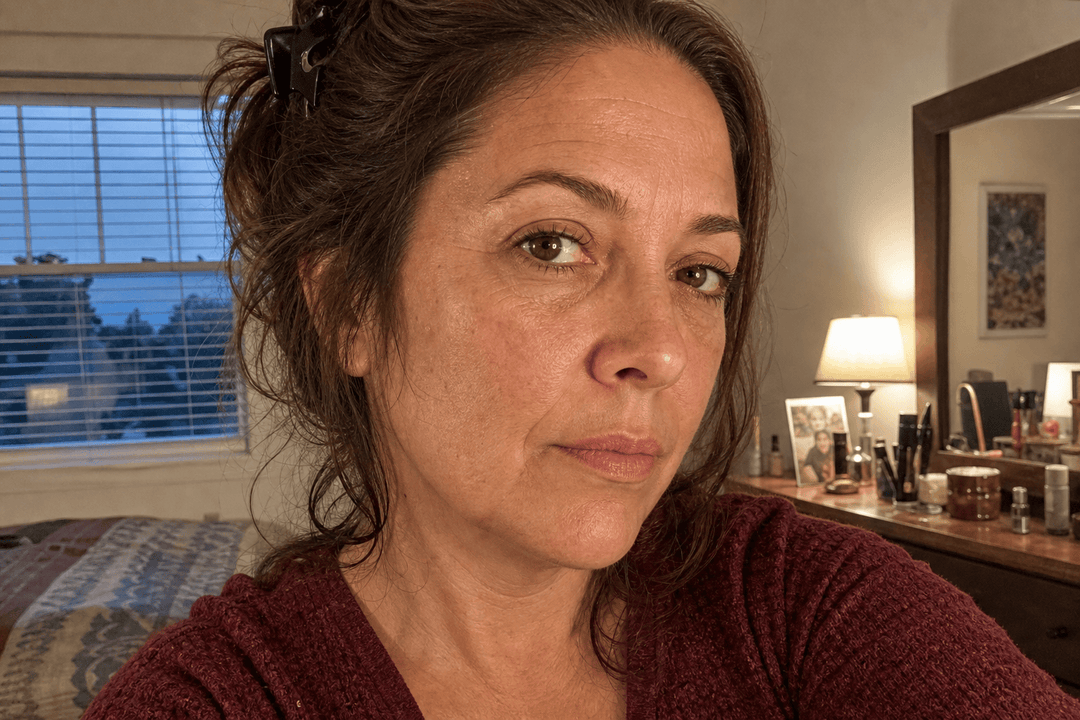 Antes de usar el colágeno de The Everyday Lab — piel del rostro, día 1