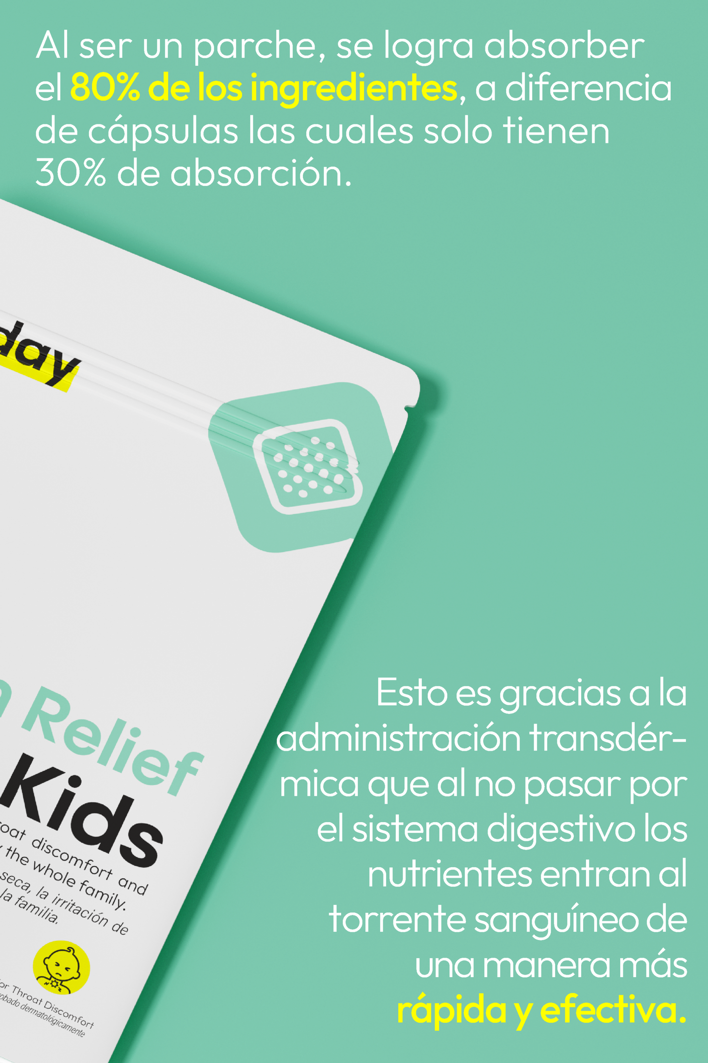 The Cough Relief Patch for Kids I Parche de tos y congestión para niños