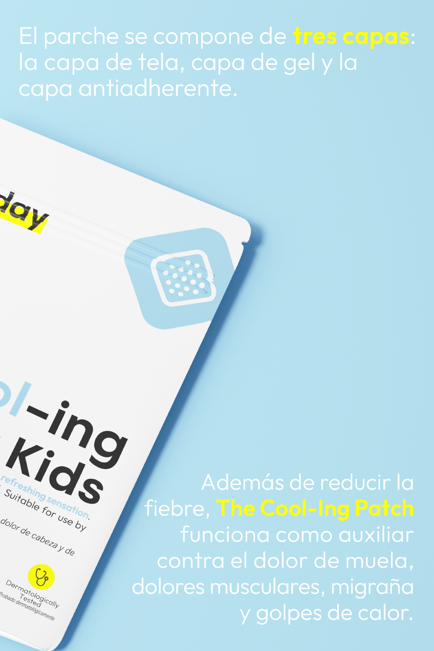 The Cool-ing Patch for Kids | Cooling patch for pain or fever