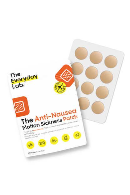 The Anti-Nausea Motion Sickness Patch (travel size 6 parches) | Parche Para El Mareo