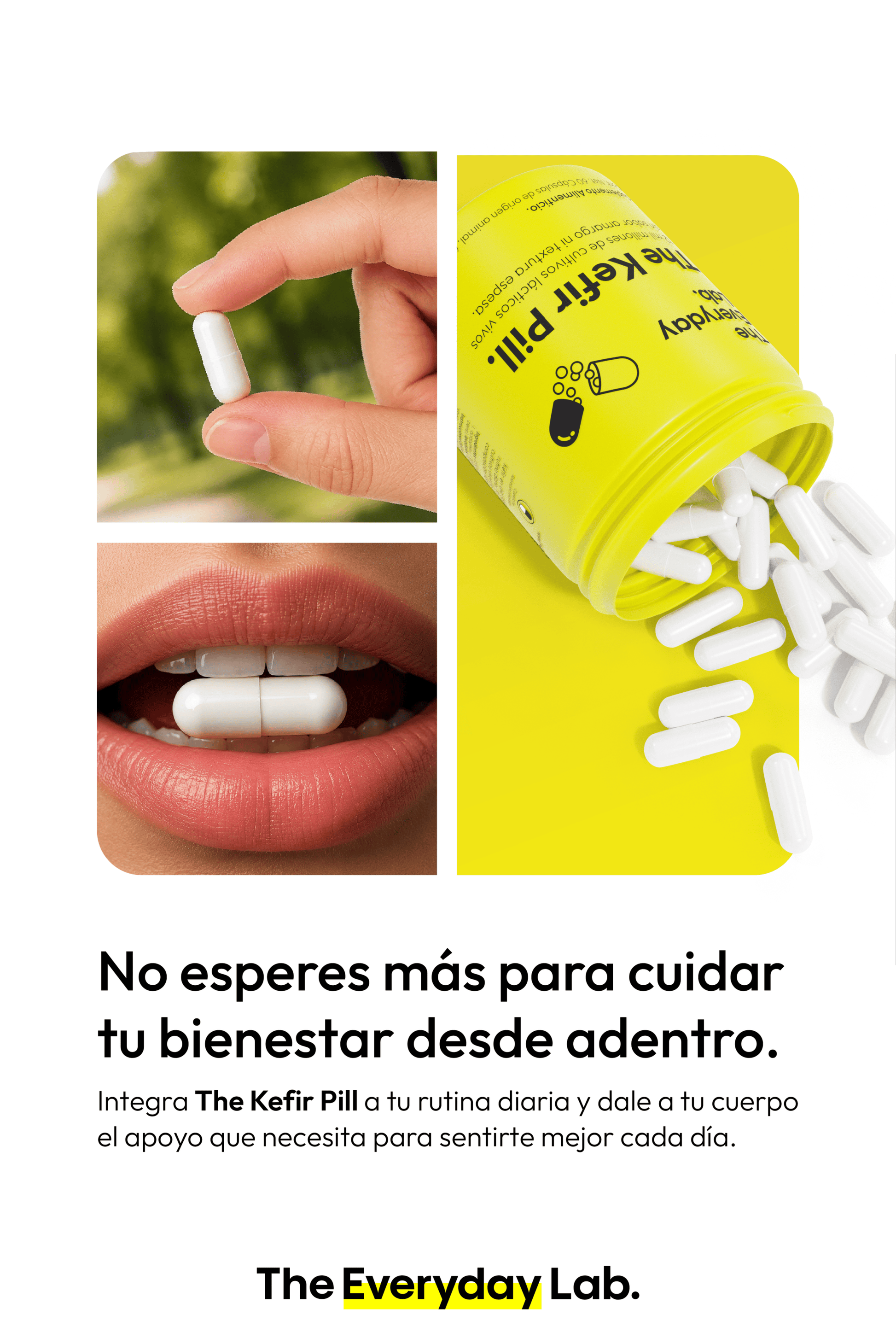 Testimonio de cinco estrellas The Kefir Pill probiótico en cápsulas