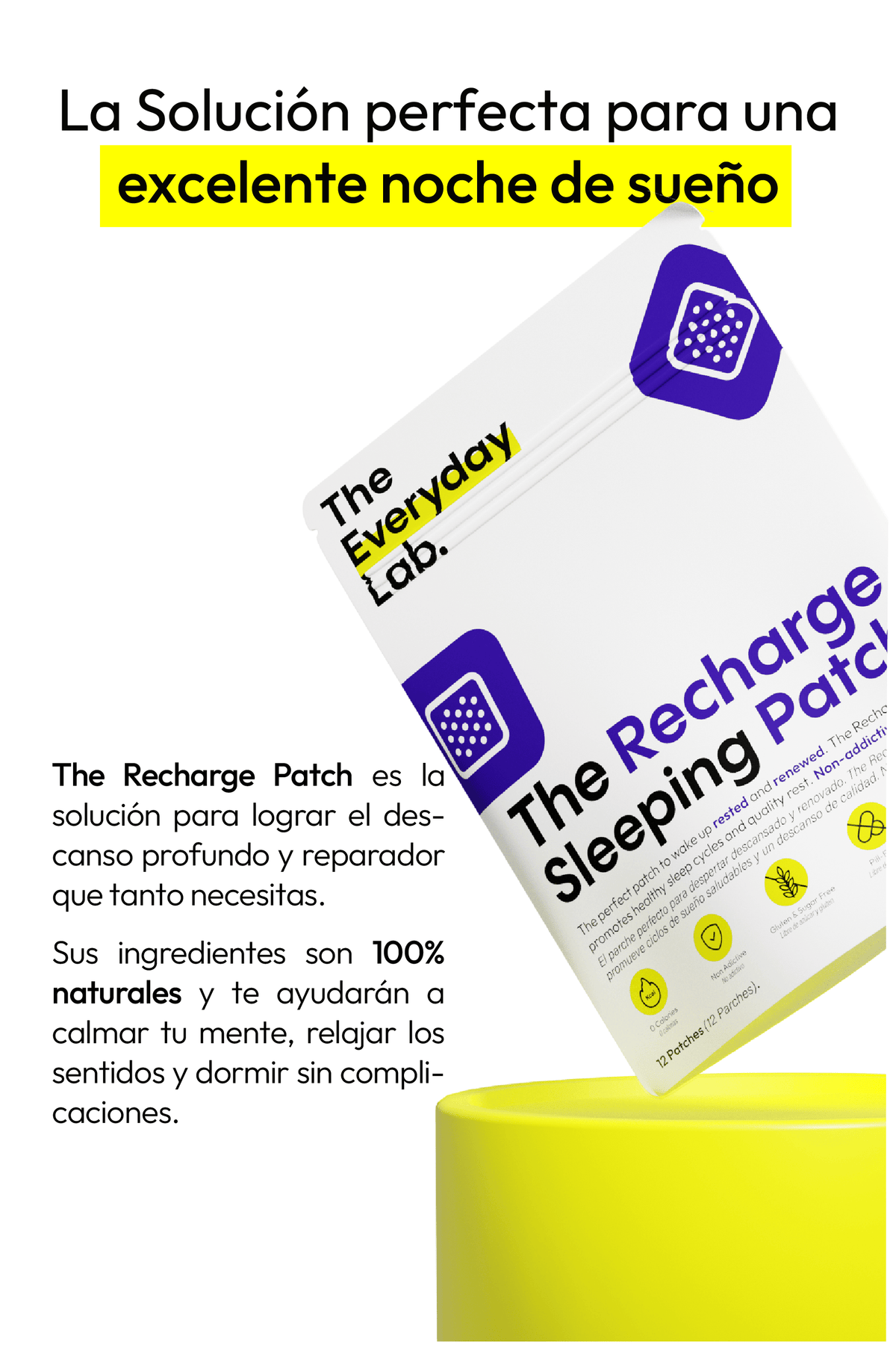 Kit The Beauty Sleep Ritual con colágeno líquido, gel y parche de melatonina para renovacion nocturna de la piel