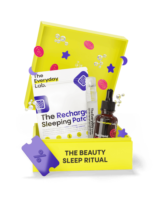 The Beauty Sleep Ritual: kit con colágeno líquido sublingual, gel de colágeno y parche para dormir con melatonina