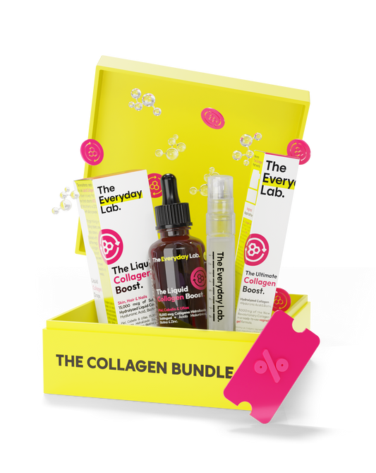 Paquete Collagen Bundle con colágeno sublingual y vaginal de The Everyday Lab para piel, cabello, uñas y bienestar íntimo