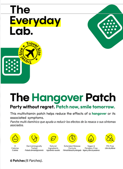 The Hangover Patch de The Everyday Lab, parche anti cruda aprobado por COFEPRIS