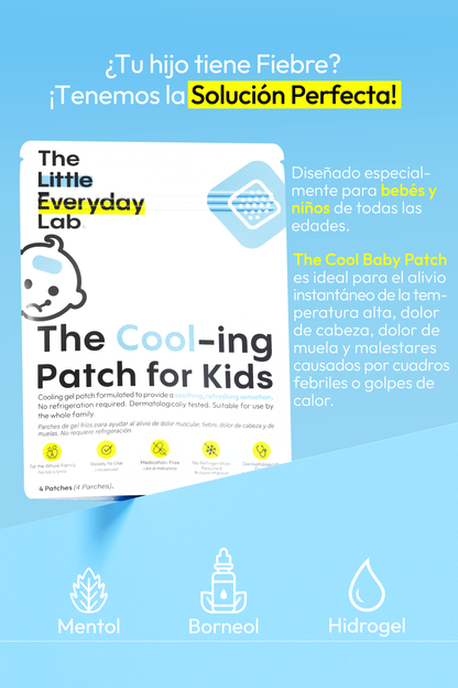 The Cool-ing Patch for kids | Parche frío para dolor o fiebre.