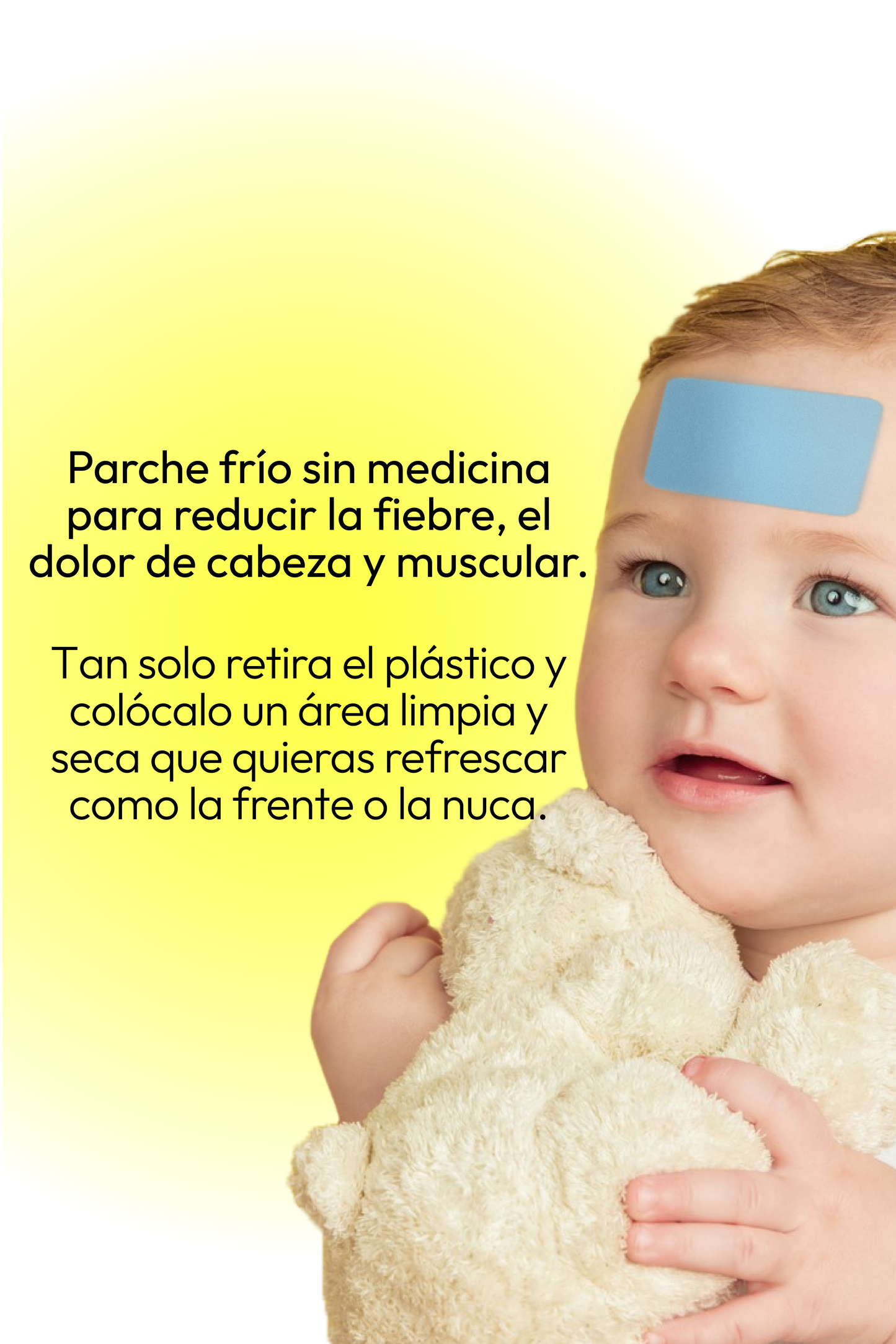 The Cool-ing Patch for kids | Parche frío para dolor o fiebre.